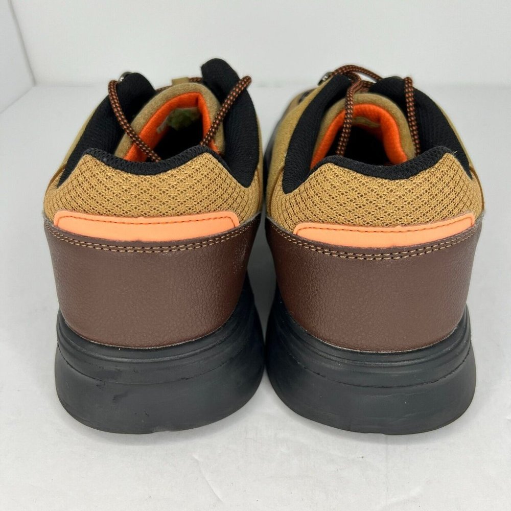 OrthoComfoot Mens 22JC03 Beige Brown Leather Suede Lace Up Size 43 Casual Shoes - Picture 5 of 9